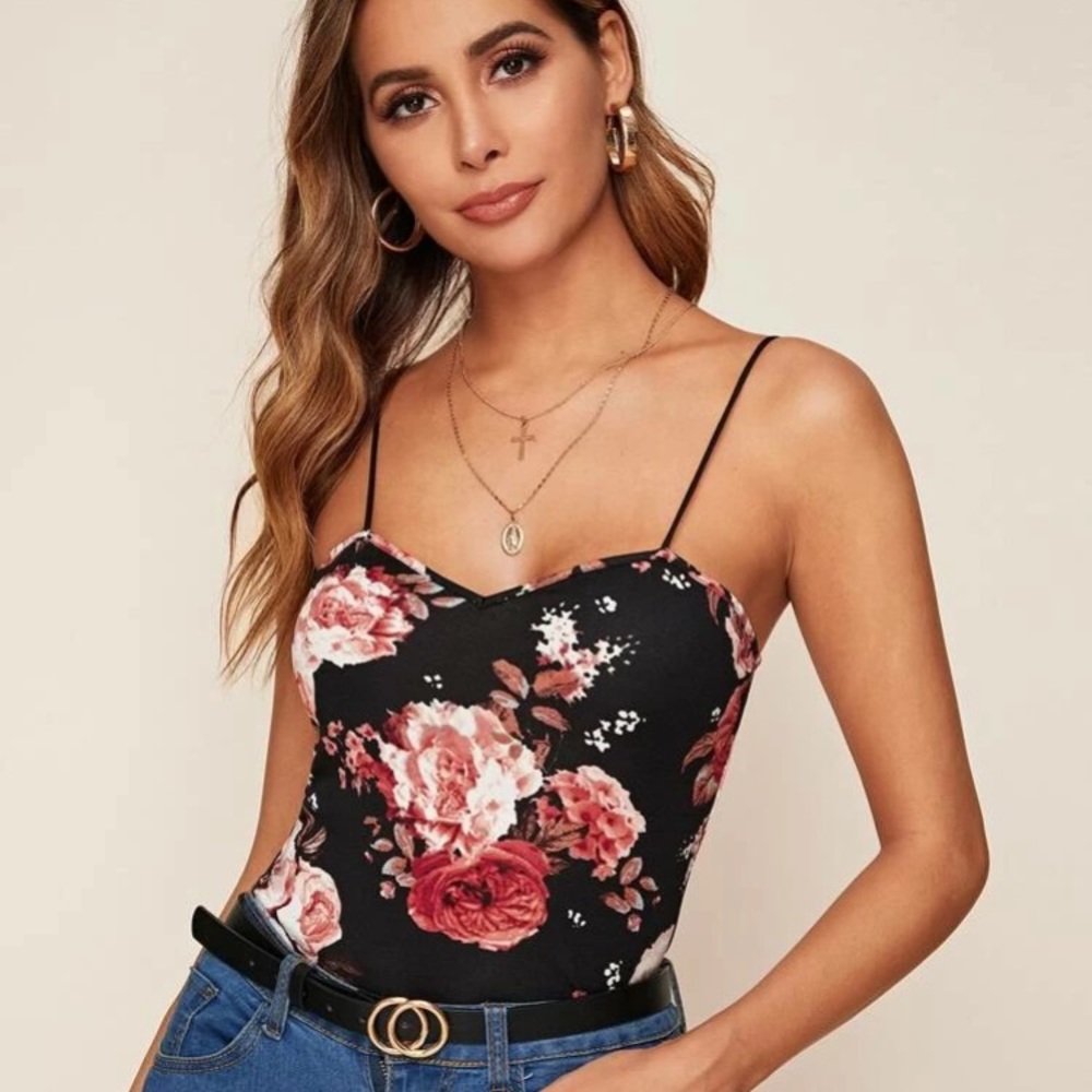 Sweetheart Floral Cami Top